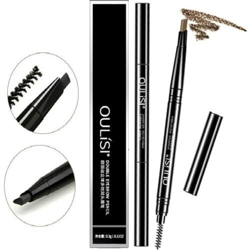 Eyebrow Pencil Cosmetics Make-up Natural Long-lasting Double-headed Eyebrow Pencil Waterproof Black Brown Eyebrow Makeup Set