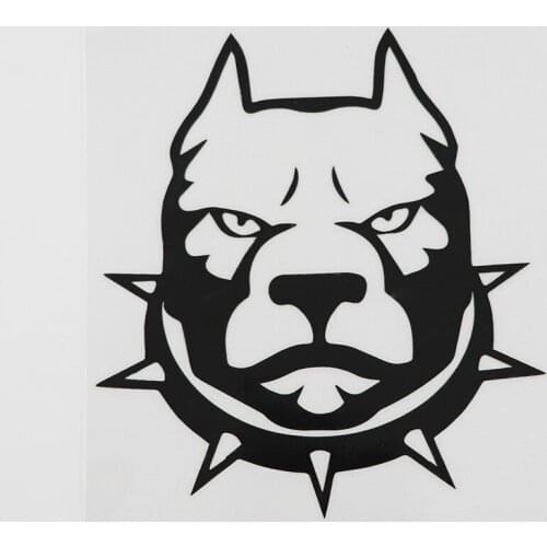 Personality Ferocious Bulldog Car Stickers Decals Funny Rear Windshield Trunk Car Decorative KK Vinyl Cover Scratches Waterproof