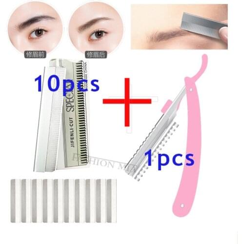 Tattoo Eyebrow Trimmer Scraper Microblading Eyebrow shaping Shaver Hair Remover Makeup Tools Facial Razor for Women Beauty