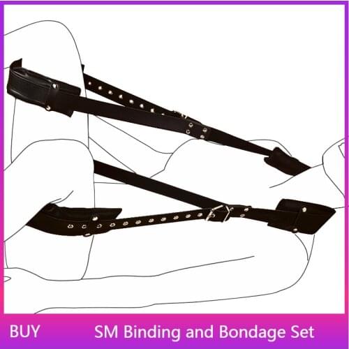 Ockered Sex Furniture Bondage Gear BDSM Restraint Set Handcuffs & Ankle Cuffs Fetish Slave Sex Toys For Couples Games Products