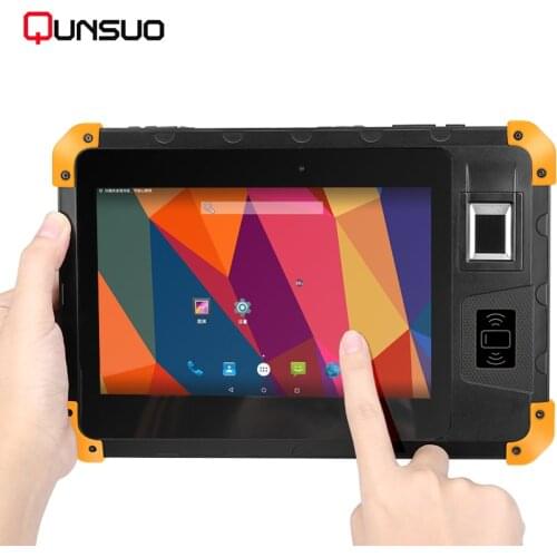 Outdoor Use Waterproof 8 inch Touch Screen Mobile Rugged IP67 Handheld Android Tablet with Barcode Scanner NFC UHF RFID Reader