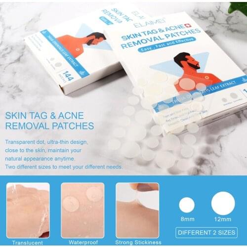 144 Patches Skin Tag Remover Patch Remove Mole Ance Pimple Patch Plaster Hydrocolloid Master Anti-infection Quick Absorb