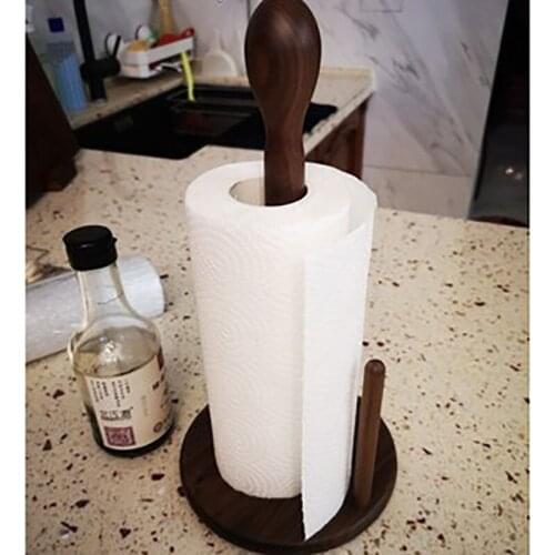 Home Furnishing Decoration Handwork Wood Modern Tissue Holder Toilet Paper Holder Living Room Kitchen Napkin Holders