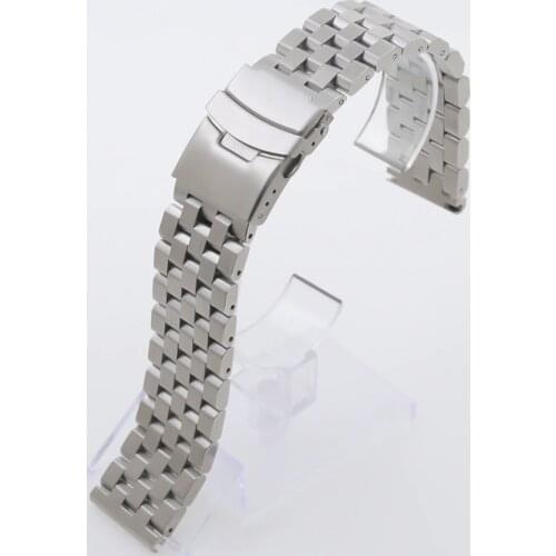 Stainless steel strap 20mm 22mm watchband mens mechanical wrist strap luxury watch accessory wristband