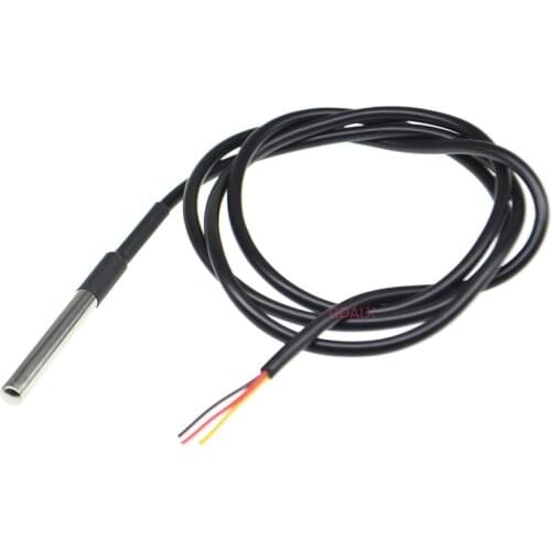 DS1820 Stainless steel package Waterproof DS18b20 temperature probe temperature sensor 18B20 for arduino