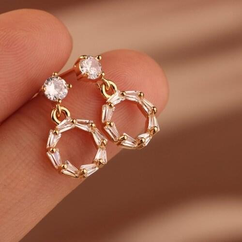 MYWINY crystal earrings for women