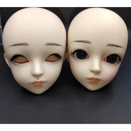 1Pc Original 1/3 BJD Doll Accessories Pullip Small P Doll Makeup Head Adapt To 60cm Body