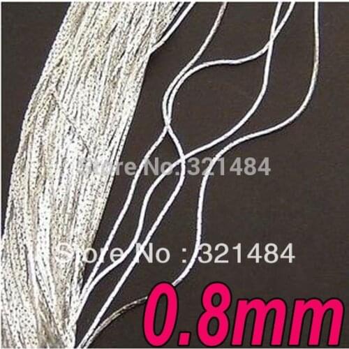 100meter 0.8mm Bright Silver Plated Snake Chain Jewelry Link Connector DIY jewelry findings accessoreis