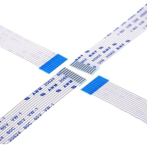 100 PC FPC FFC Flexible Flat Cable 12 PIN 1.0 MM Pitch Step Same Contact Sides Length 50 60 80 150 100 200 300 400 MM ZIF Type A