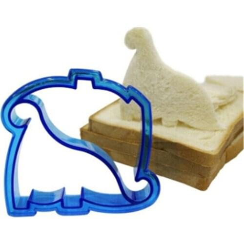 3D Dinosaur Cookies Cutter Mold Dinosaur Biscuit Embossing Mould DIY Sandwich Cutter Heart Dinosaur Shape Bread Crust Cutters
