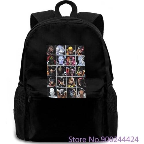 Mad ENGINE Man Wei X-MEN Distressed Character Hipster Harajuku Brand O-Neck nage backpack