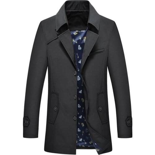 ICCLEK Men's Trench Coats