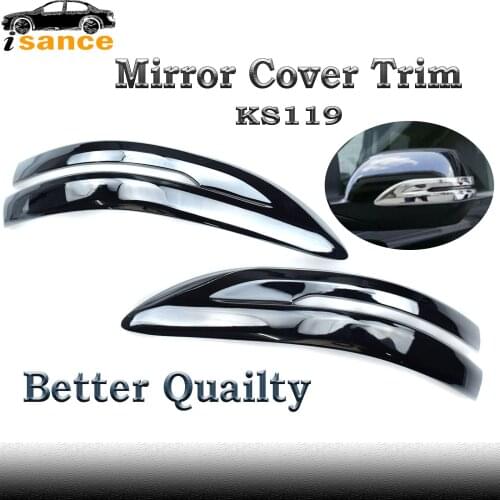 ISANCE NEW ( KS119 ) Chrome Side Rearview Mirror Stripe Cover Trim For Honda CR-V CRV 2017-2020 2021 HOT