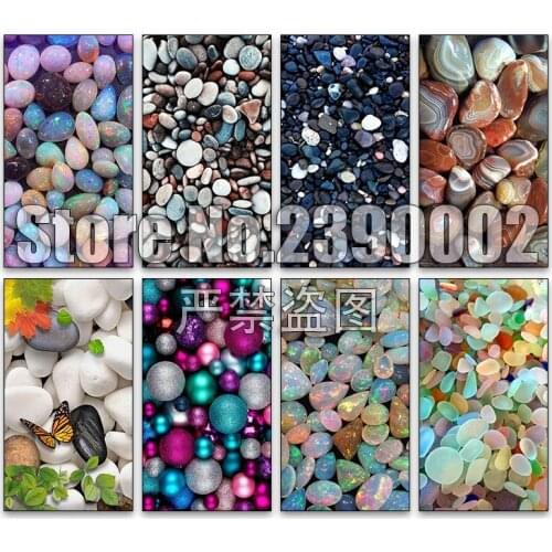 Color Pebbles 5d Diy Diamond Painting Cross Stitch Diamond Embroidery Mosaic Full Square Rhinestone Gifts Handmade Decor Canvas