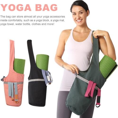 Fashion Yoga Mat Bag Fintess Exercise Pilaties Pad Backpack Pocket Yoga Mat Tote Bag Backpack Body Building Sports Equipment