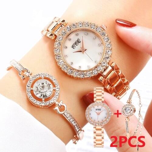 Lover Stand Ladies Gold Watch