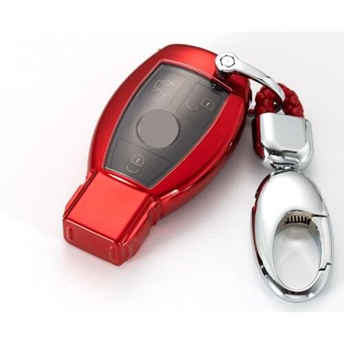 Fashion Full Cover New Soft TPU Car Key Case Shell For Mercedes Benz E C Class W204 W212 W176 GLC CLA GLA CarStyling Accessories