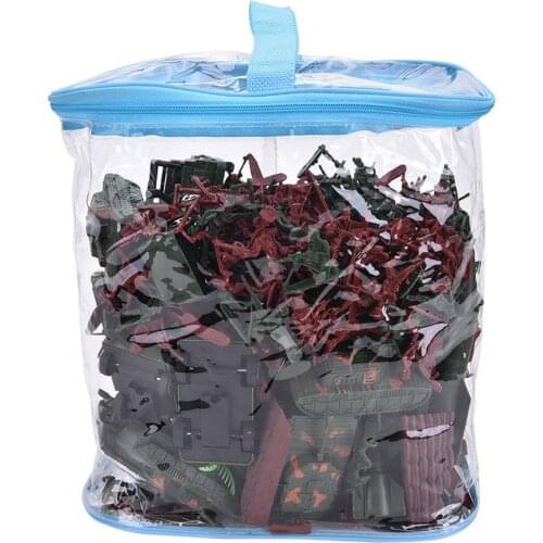 307pcs WWII Military Playset Toy 4cm Soldier Army Men Figures Accessories