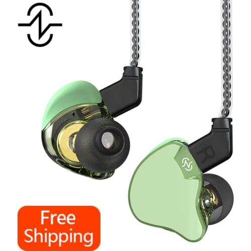 AK CCZ Emerald 10mm 1DD+1 BA Music Earphone Sports Earbuds Mp3 Headphones iem in ear moniters headset headbud Blon KZ KBEAR bl03