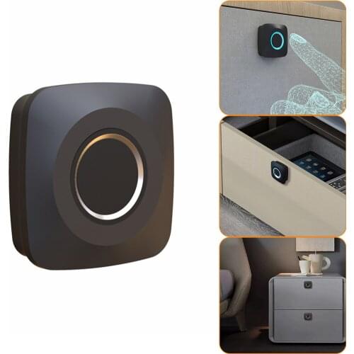 Fingerprint Padlock Battery Powered Keyless Digital Lock for Gym, School, Drawer, Backpack