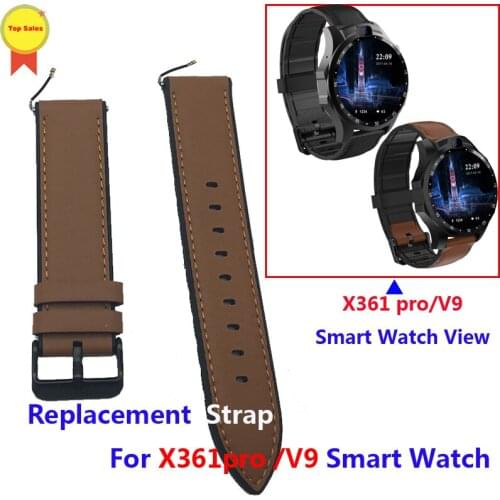 Replacement Battery 800mAh For X361pro Smart Watch Original Leather Blet For V9 4G Smartwatch Plastic Back Cover For V9 Watches