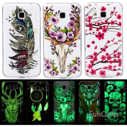 Luminous Transparent Soft TPU Silicone Cover Cases for Samsung Galaxy J3 J5 J7 2015 2016 J310 J320F J500 J510 J700 J710 B68