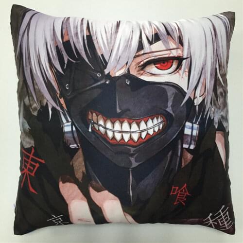 Tokyo Ghoul Kaneki Ken Anime Two Side Pillowcases Hugging Pillow Cushion Case Cover Otaku Cosplay Gift New 280