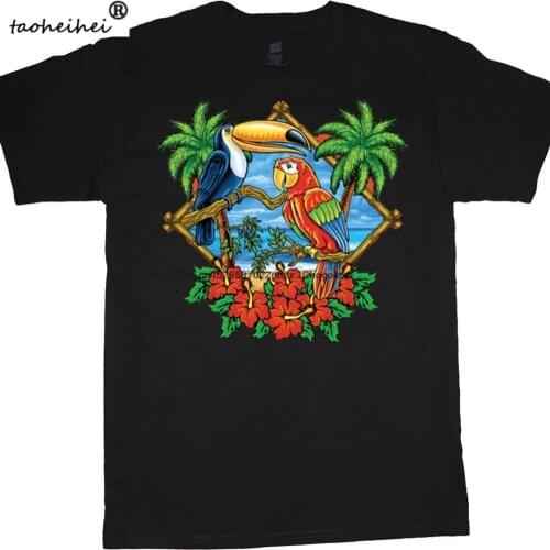 Tropical Bird Gifts Mens T shirt Toucan Parrot