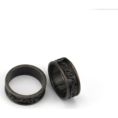 Game Dark Souls 3 Logo Ring Darkmoon Vintage Finger Ring Charm Cosplay Jewelry Accessories for Women Men Birthday Gift drop-ship