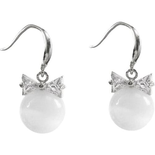 LANFLORA Trendy plant zircon copper alloy women earrings for Anniversary gift birthday party gift cheap wholesale price