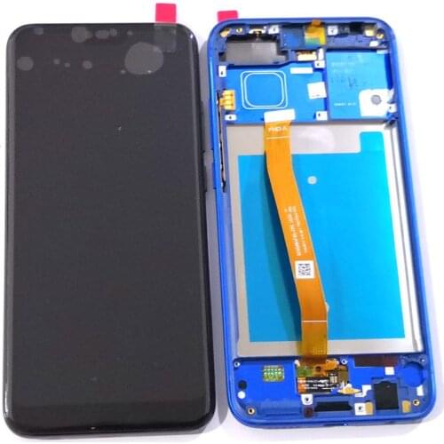 For Huawei Honor 10 COL-L29 COL-TL10 Lcd Display WIth Touch Screen GLass DIgitizer with fringerprint flex cable frame full