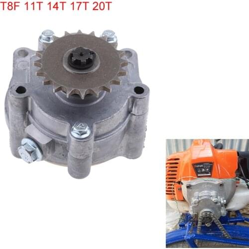 T8F 11 14 17 20T Tooth Rear Clutch Drum Gear Box Sprocket for 33cc 43cc 49cc Ty Rod Go Kart Moto Dirt Bike Scooter for T8F Chain