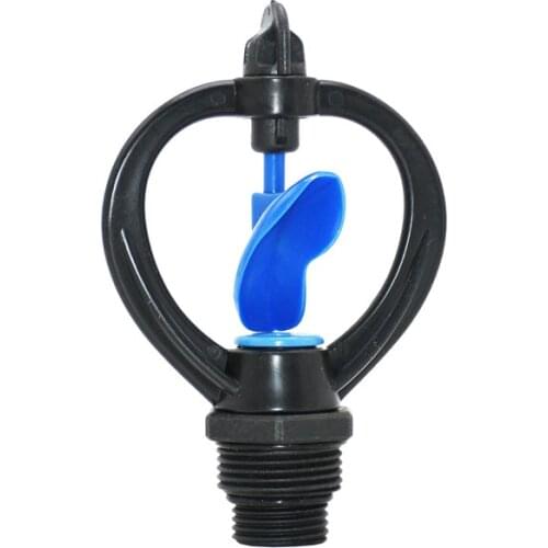 1/2" 3/4" Male thread 360 Degree Automatic Rotary Nozzle lawn Sprinkler Garden Watering Sprinkler Heart shape 1PCS