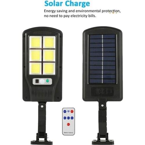 2pcs 120 LED Solar lamp Sensor solar Powered Panel LED Street Light Outdoor Garden Path Spot Wall Emergency Lamp luminaria 3 mod
