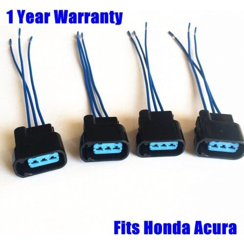 4 Wire harness connector fit Honda Civic Acura RL CRV ELEMENT K20 K24 COIL PACK