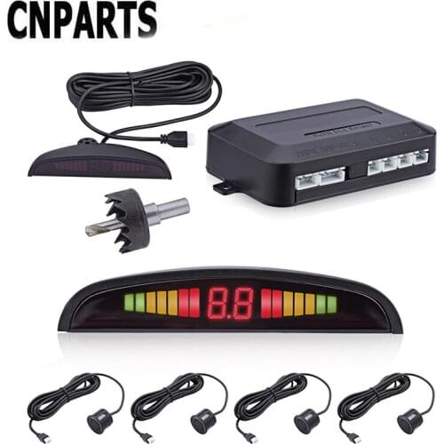 CNPARTS For Renault Megane Duster VW Touran Passat B6 Golf T5 T4 Fiat 500 Car Reversing Radar Parking Sensor LED Display Alert