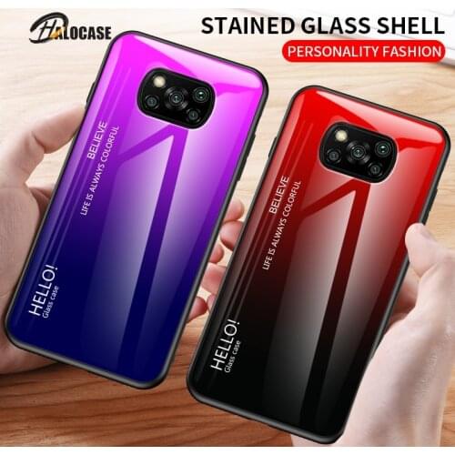 For Xiaomi POCO M3 X3 NFC Case Tempered Glass Soft Silicone Bumper Phone Cover For Mi POCO F2 Pro Redmi Note 9S Pro Mi 10 Capa
