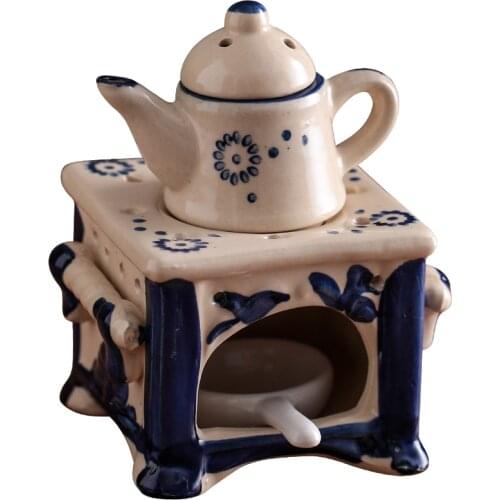 Candle Ceramic Aromatherapy Stove Essential Oil Lamp Beauty Salon Home