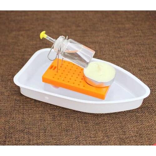 Funuy physics science experiment Homemade Steamboat technology experimental equipment diy steamships