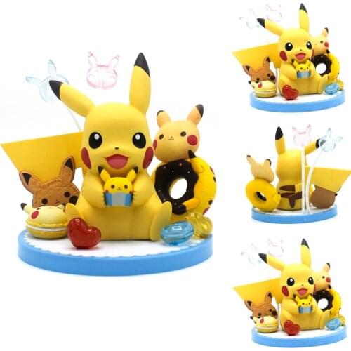 Pocket Monster Pikachu Kids Gifts Action Figure Pokemon Dolls Toy 13CM