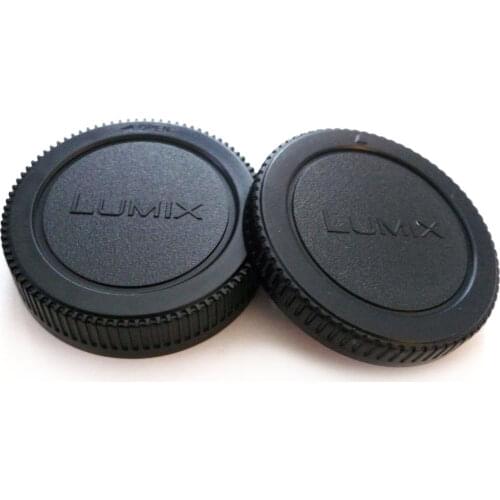 Camera Body Cover + Lens Rear Cap for Micro 4/3 M4/3 M43 Panasonic Olympus