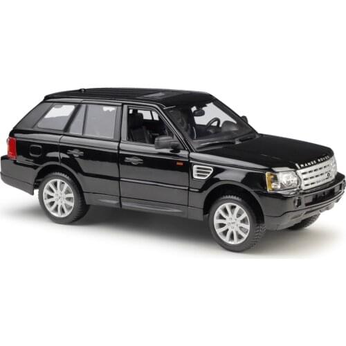 Bburago Diecast 1:18 Range Rover Sport Car SUV Black High Simulation VehicleAlloy Model Car
