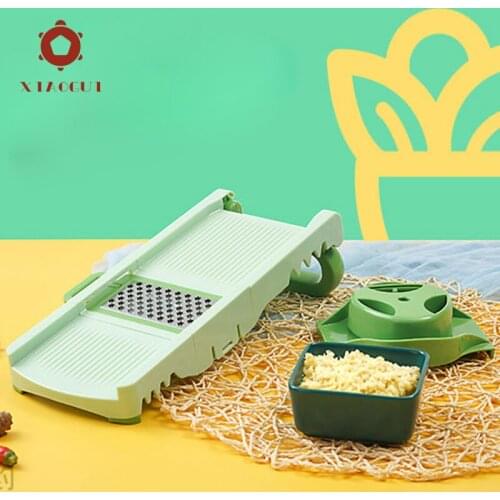 XiaoGui Multi-Functional Kitchen Chopper Is Used For Slicing And Shredding Farlic, Fruit And Vegetable Kitchen Accessories Gadge