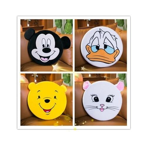 Disney 40CM Marie Cat Mickey Winnie Fashion Anime Figures Cartoon Product Cosplay Accessories Seat Cushion Gift Unisex