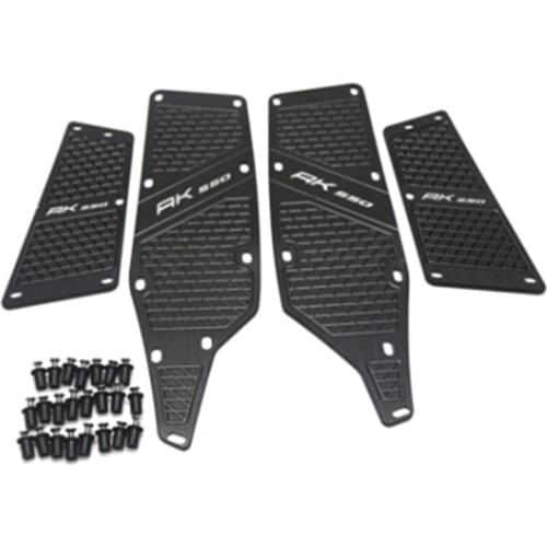 Motorcycle Footboard Steps Motorbike Foot For AK 550 AK550 2017 2018 Footrest Pegs Plate Pads