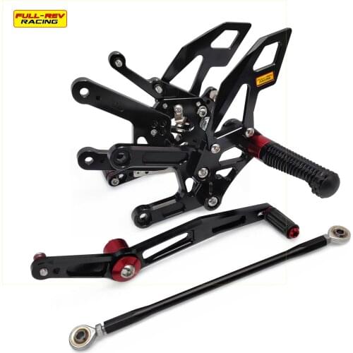 Full Rev Racing REARSETS Motorcycle Rearset Footpegs For YAMAHA YZF-R6 2006-2014