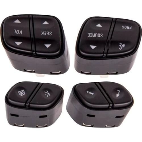 Steering Wheel Radio Volume Control Switch Set for GMC Chevrolet Yukon 21997738