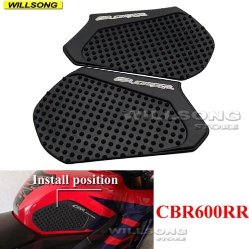 Silica Gel Anti Slip Sticker Tank Pad Side Knee Grip Protector For HONDA CBR600RR 2013-2021 Year Motorcycle Accessories