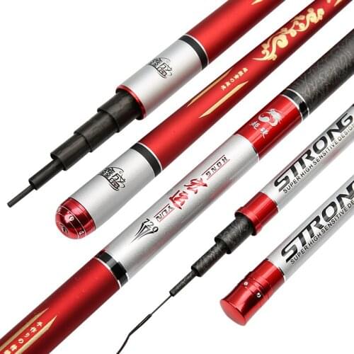 Carp Fishing Rod Super Hard Ultra Light Hand Canne a Peche 28 Tuning Taiwan Fishing Pole Fishing Tackle and Tool 4.5m 6.3m Pesca