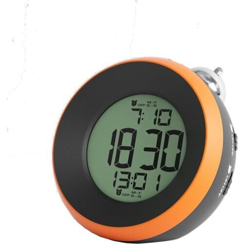 Led cute electronic alarm clock silent noiseless bedside luminous intelligent multi-function creative alarm clock